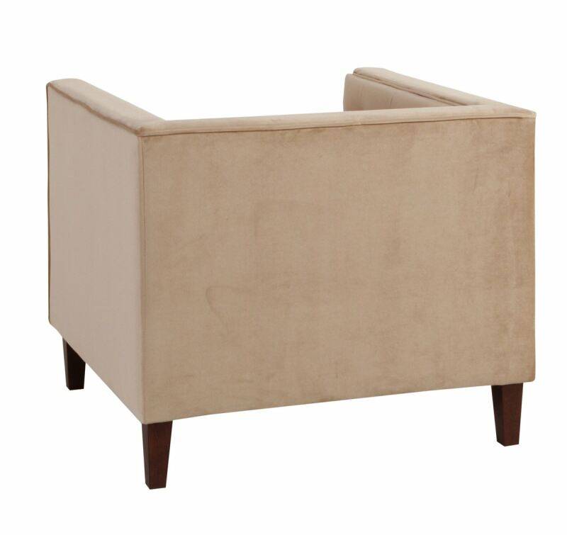 Vintage Sessel Joko Samtvelours sand von Max Winzer