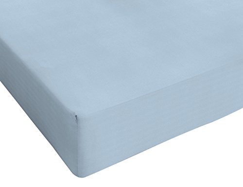 Max color Betttuch 25cm Ecke, 100% Baumwolle, hell Blau, kleine Doppelte von Italian Bed Linen