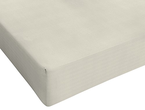 Max color Betttuch 25cm Ecke, Creme, maxy Doppelte von Italian Bed Linen