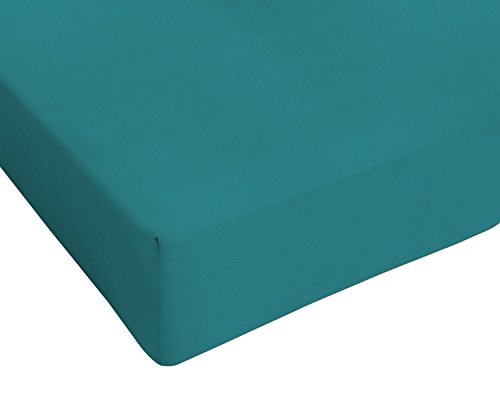 Max color Betttuch 25cm Ecke, Flasche grün, maxy Doppelte von Italian Bed Linen