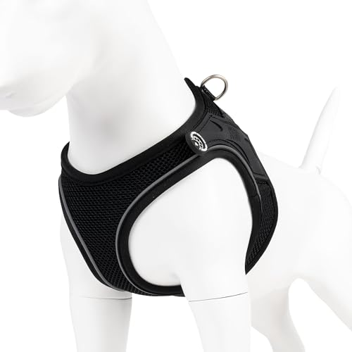Max & Molly Hundegeschirr Matrix 2.0 Black/XL als Air Vest Geschirr, Step-In Geschirr mit Gotcha! Smart ID, Außenseite aus leichtem Air Mesh Material - Komfort für deinen treuen Begleiter von Max & Molly Urban Pets