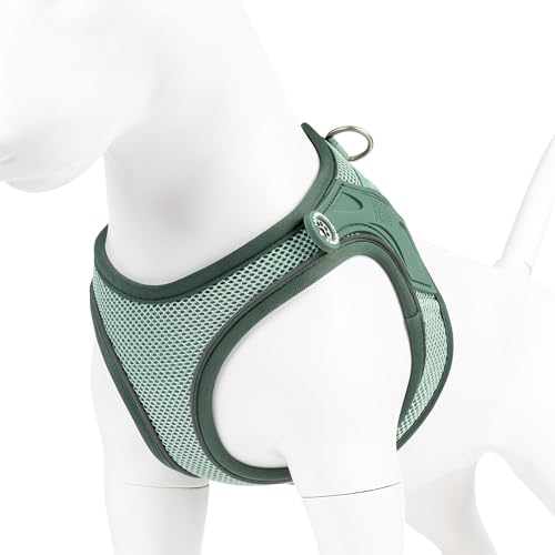 Max & Molly Hundegeschirr Matrix 2.0 Jade/XXS als Air Vest Geschirr, Step-In Geschirr mit Gotcha! Smart ID, Außenseite aus leichtem Air Mesh Material - Komfort für deinen treuen Begleiter von Max & Molly Urban Pets