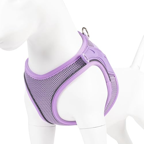 Max & Molly Hundegeschirr Matrix 2.0 Lavendel/S als Air Vest Geschirr, Step-In Geschirr mit Gotcha! Smart ID, Außenseite aus leichtem Air Mesh Material - Komfort für deinen treuen Begleiter von Max & Molly Urban Pets
