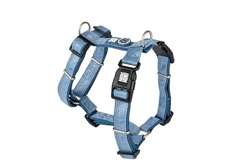 Max & Molly Hundegeschirr Matrix 2.0 Ocean/M in H-Form, für Hunde mit Gotcha! Smart ID, Geschirr Hund, Neopren Gepolstert & Reflektierende Nähte - Komfort für deinen treuen Begleiter von Max & Molly Urban Pets