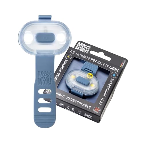 Max & Molly Matrix 2.0 Ultra LED - Sicherheitslicht-Ocean von Max & Molly Urban Pets