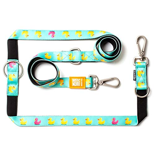 Max & Molly 4894512020375 Bequem, Sicher, Gepolstertes Neopren, Kühl Und Flexibel, Multifunktionsleine, XS, Ducklings von Max & Molly Urban Pets