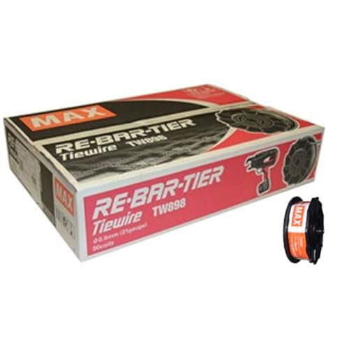 MAX Bindedrahtrolle Typ TW 898 - blank - Preis für VE 50 Stk. MAX Bindedrahtrolle Typ TW 898 - blank - Preis für VE 50 Stk. von Max