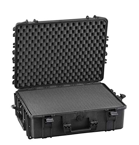 Max MAX540H190S Schutzkoffer für Fotoequipment, stabiler Kunststoff, Innenraum gepolstert, mit Trennwänden, wasserdicht (Schutzart IP67), auch als Werkzeugkasten geeignet Max MAX540H190S Schutzkoffer für Fotoequipment, stabiler Kunststoff, Innenraum gepolstert, mit Trennwänden, wasserdicht (Schutzart IP67), auch als Werkzeugkasten geeignet von MAX