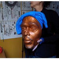 Tupac Shakur, 2Pac, Promi-Wandkunst, Rapper, Gangsta Rap, Skulptur, Hip Hop Kunst, Wandkunst, Makaveli Der Don, Wandkunst von MaxGyllenhaalShop