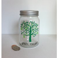 Personalisierte Geldbaum Einmachglas Bank Glas Spardose Aus von MaxStudioGifts