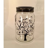 Personalisiertes Einmachglas Mit Music Tree von MaxStudioGifts