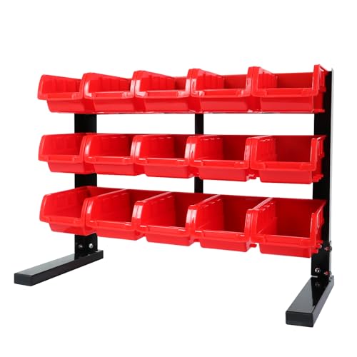 MaxWorks 80695 Bank/Tischplatte 15 Behälter Teileablage von MaxWorks