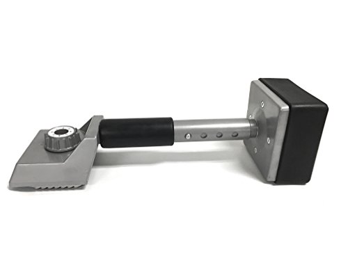 MaxWorks Teppichstrecker Kniekicker mit Teleskopgriff, silber, Regular 80742 von MaxWorks