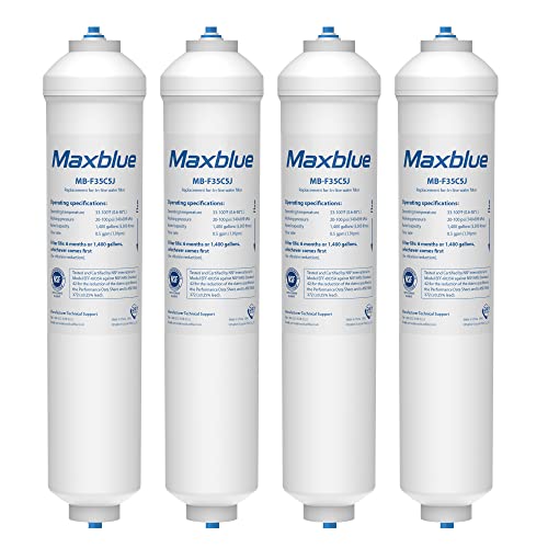 Maxblue DA29-10105J Kühlschrank-Wasserfilter, Ersatz für Samsung® (nur Extern) DA29-10105J DA99-02131B HAFEX/EXP DA2010CB 5231JA2010B (4) von Maxblue