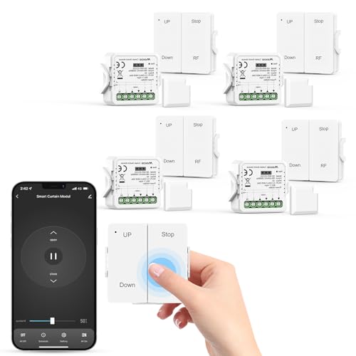 Wlan Rolladenschalter mit Prozentfunktion, Maxcio Smart Unterputz Relais Modul Schalter für elektrische Rolladen/Jalousie/Markise von Maxcio