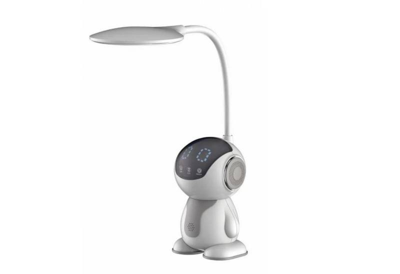 Maxcom Nachttischlampe LuminaGlow 7W LED-Tischlampe Grau von Maxcom