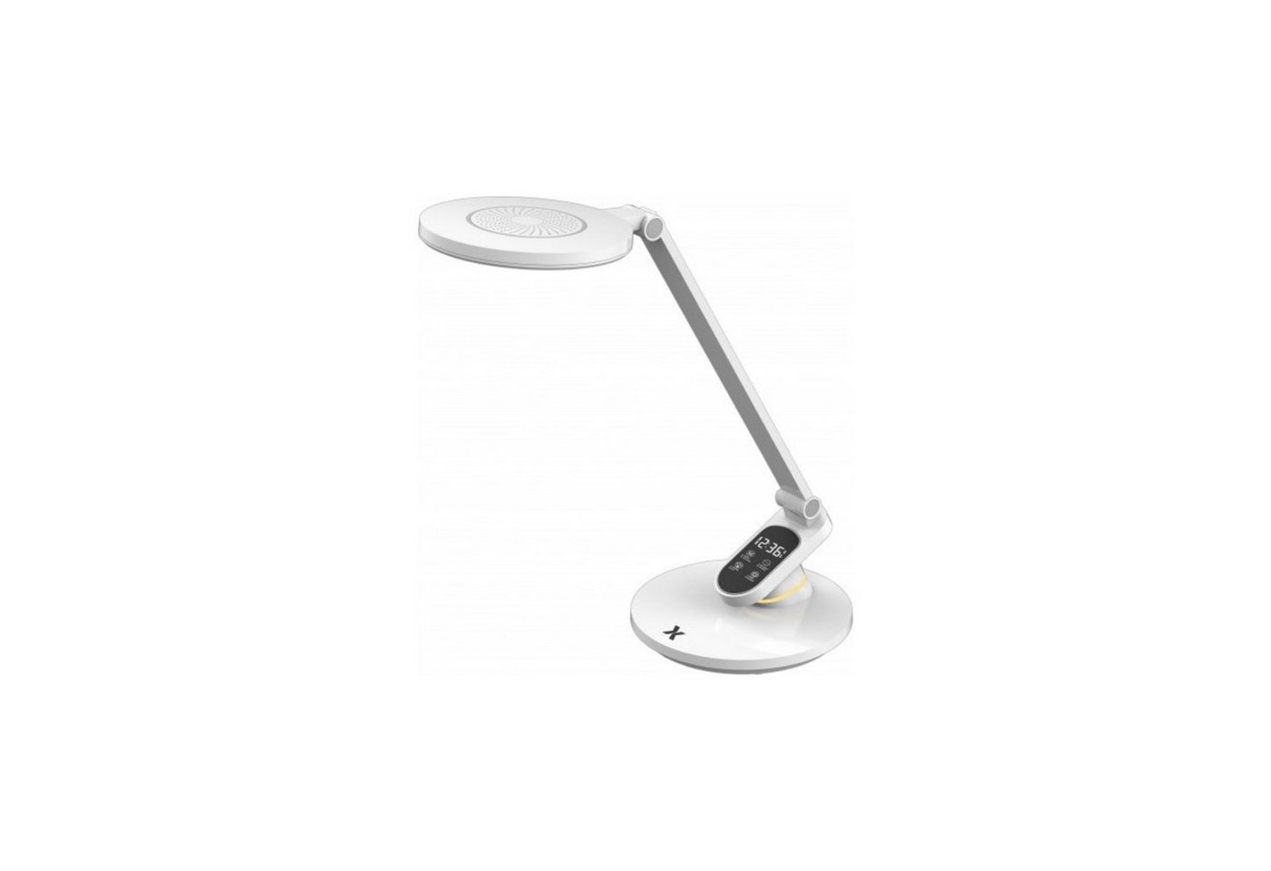 Maxcom Nachttischlampe LuminaraFlex 10W Dimmbare LED-Schreibtischlampe Weiß von Maxcom