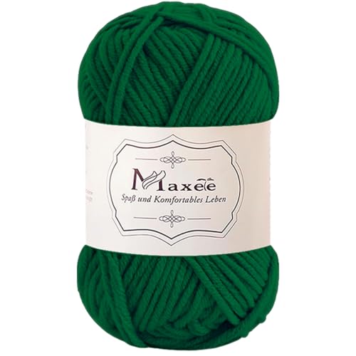 Maxee 50g Handstrickgarn Multicolor, Acryl Garn zum Stricken, Weicher Wolle zum Häkeln und Kunsthandwerk, Hand Knitting Garn zum Häkeln, Schals für Strickanfänger, Erfahrene Stricker von Maxee