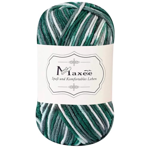 Maxee Handstrickgarn, 50 g Häkelgarn, Bunt Farbverlauf Acrylgarn zum Stricken, Weicher Wolle zum Häkeln, Mehrfarbiges Garn zum Stricken Häkeln und Basteln Maxee Handstrickgarn, 50 g Häkelgarn, Bunt Farbverlauf Acrylgarn zum Stricken, Weicher Wolle zum Häkeln, Mehrfarbiges Garn zum Stricken Häkeln und Basteln von Maxee