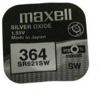 Maxell - Uhrenbatterie 364 Silberoxid SR621SW Quecksilberfrei Maxell - Uhrenbatterie 364 Silberoxid SR621SW Quecksilberfrei von Maxell