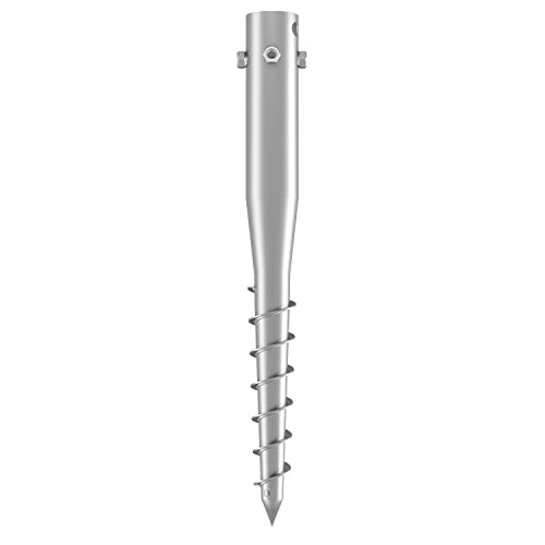 Maxerio 60 cm Core 4 Schraubfundament 2er Set; Ø 60 x 2; 4 x M8, verzinkt von Maxerio