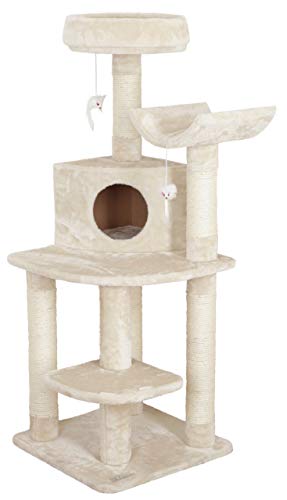 Kerbl Maxi-Pet 81621 Eckkratzbaum Zirkonia, beige, 56x56x130 cm, 60 Stück (1er Pack) von Kerbl Pet