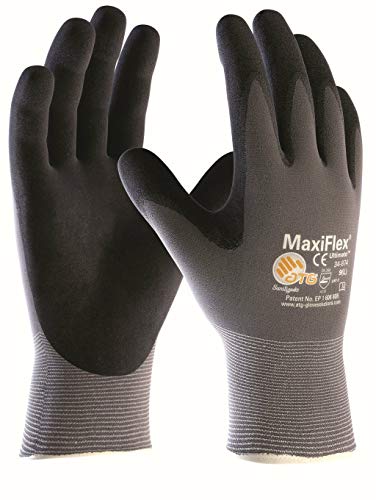 (3 Paar) ATG Handschuhe 34-874 Montagehandschuhe MaxiFlex Ultimate 3 x grau/schwarz 9 von MaxiFlex