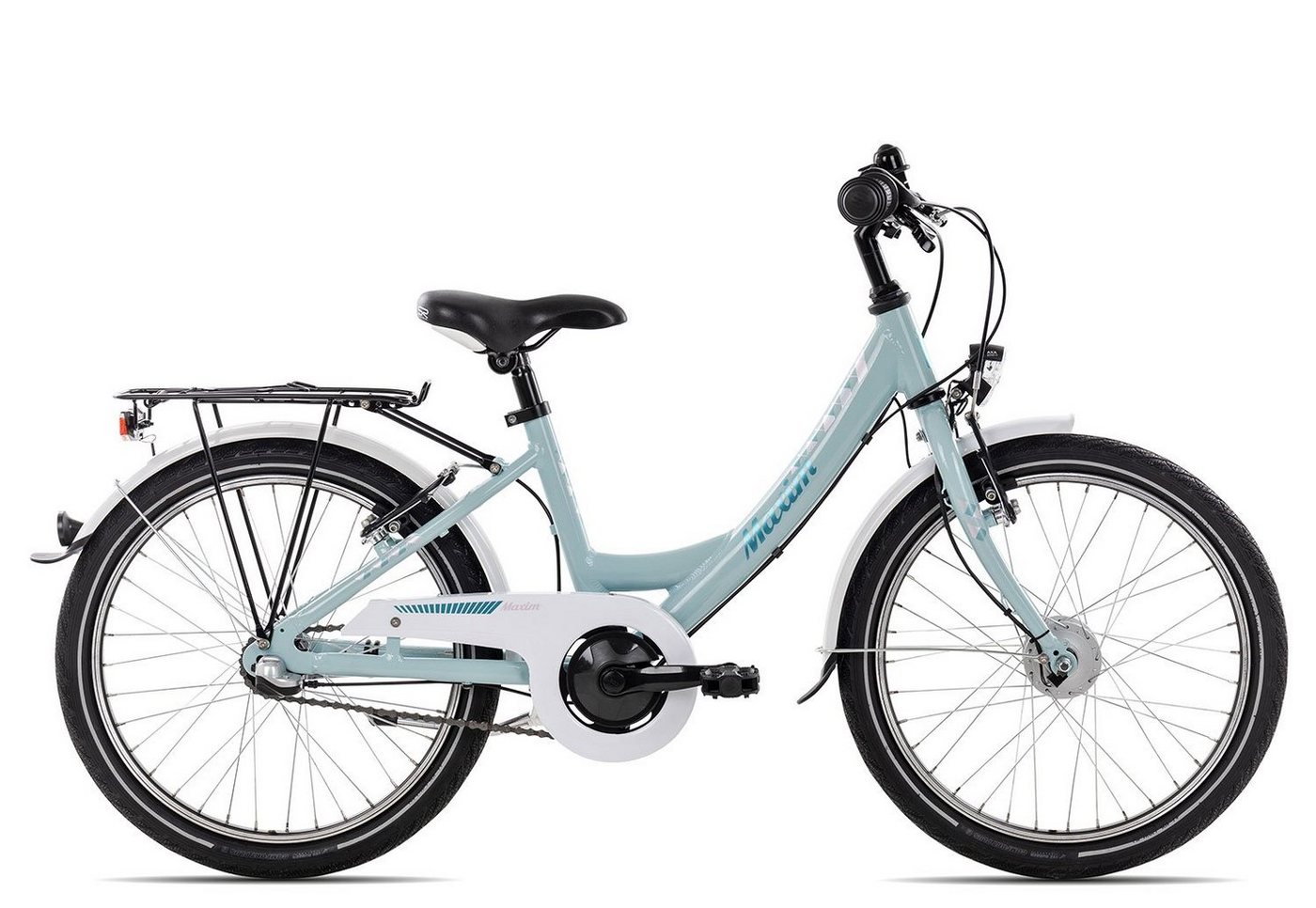 Maxim Kinderfahrrad Liria 20 3, 3 Gang Shimano Nexus 3 Rücktritt Schaltwerk, Kinderrad 20 Zoll Junge Mädchen blau von Maxim