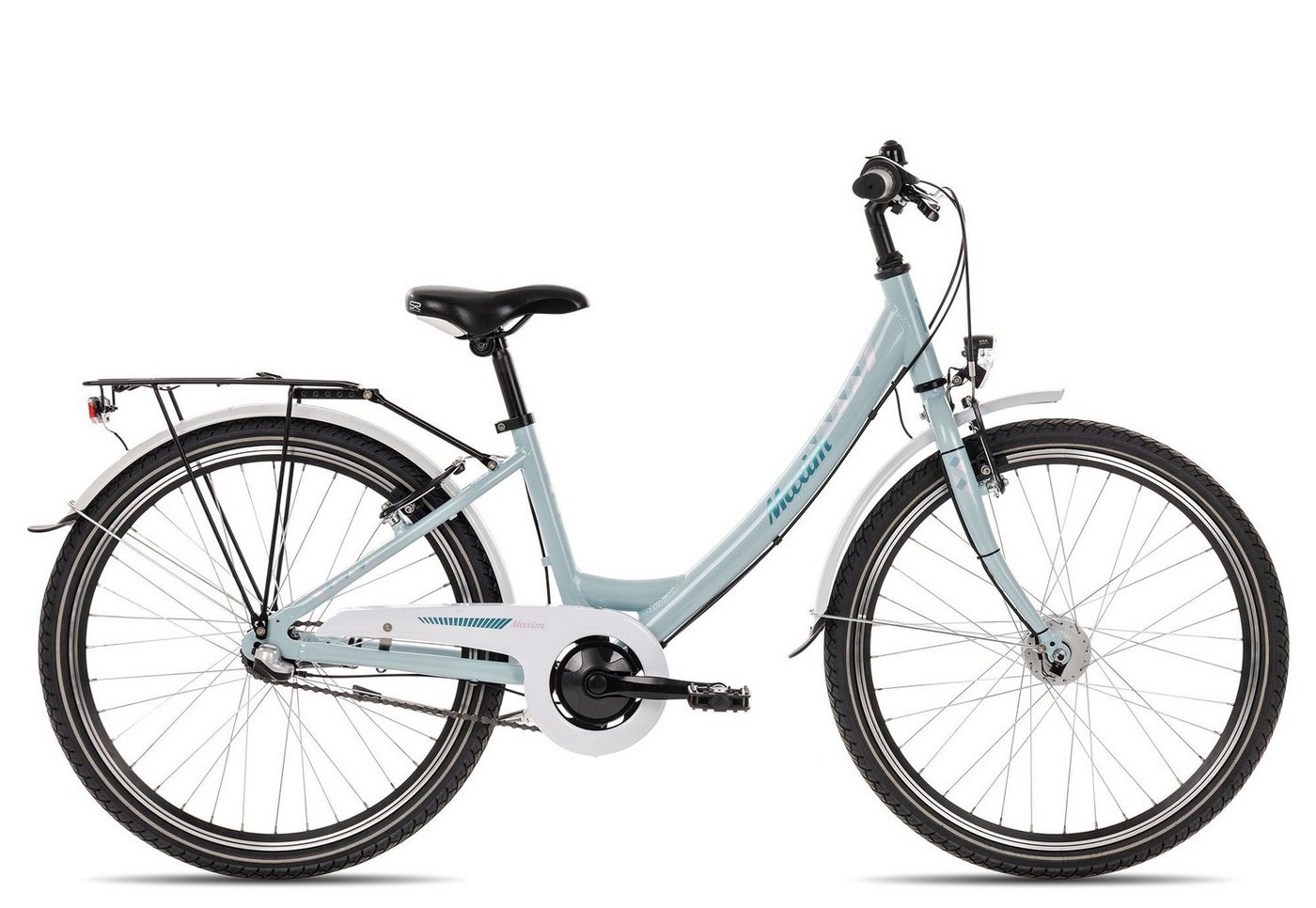 Maxim Kinderfahrrad Liria 24 3 Wave, 3 Gang Shimano Nexus 3 SG-3C41 Rücktritt Schaltwerk, Nabenschaltung Rücktritt, Kinderfahrrad 24 Zoll grün von Maxim