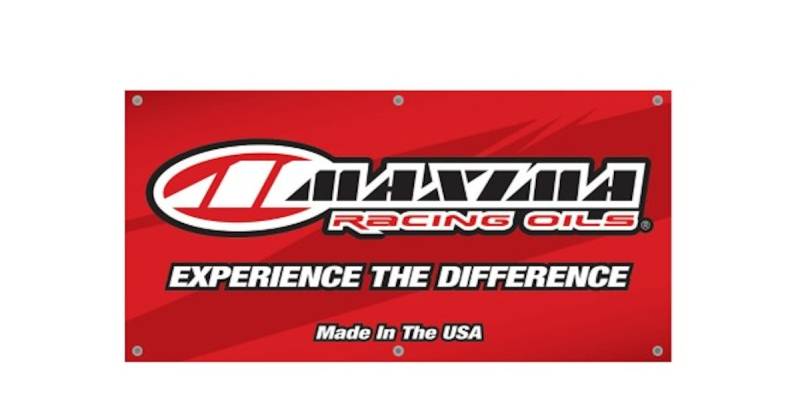 MAXIMA RACING OILS Banner (91 x 182 cm) von Maxima Racing Oils