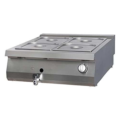 Maxima Gastro Premium Bain Marie - Doppeleinheit - 90 cm Tief - Gas von Maxima