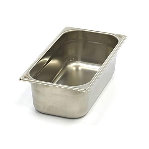 Maxima Gastro Gastronormbehälter - 1/3 GN - 10 cm Tief - Edelstahl von Maxima