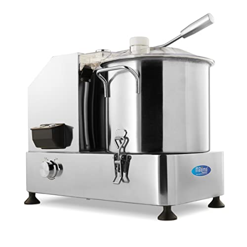 Küchenmaschine/Cutter 9 L - Edelstahl - Professionelle Küchenmaschine - Hackmaschine - 9 Liter von Maxima