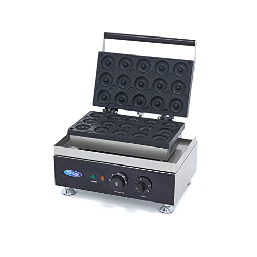 Maxima Gastro Donut Maker - 15 Mini -Donuts - Ø5 cm - mit Eingebauter Timer Maxima Gastro Donut Maker - 15 Mini -Donuts - Ø5 cm - mit Eingebauter Timer von Maxima