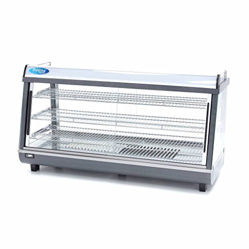 Maxima Gastro Wärmevitrine - 186 l - 121,5 cm - 3 Regale von Maxima