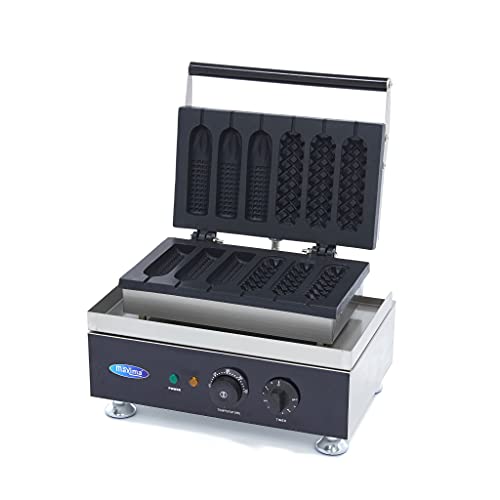 Maxima Gastro Waffelmacher - 6 Sticks - Maishunde - 2 Muster von Maxima