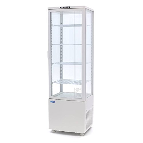 Maxima Gastro Kühlvitrine - 235 l - 52 cm - Weiß von Maxima