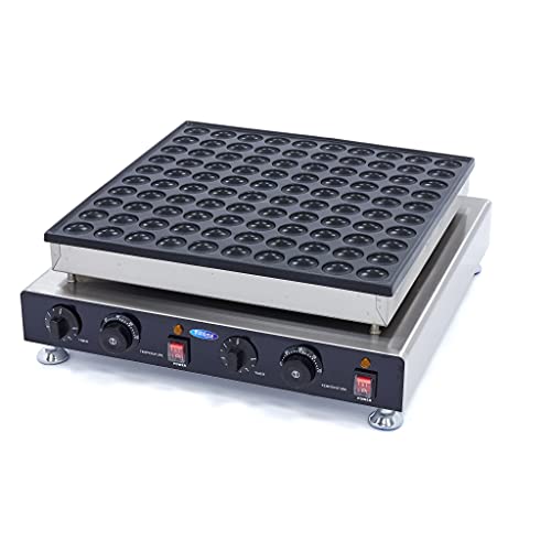 Poffertjes-Teller 100 Stück Ø 4 cm - Elektrische Poffertjes-Pfanne - Professionelle Poffertjes-Grillplatte - Poffertjes-Pfanne bis 300°C von Maxima