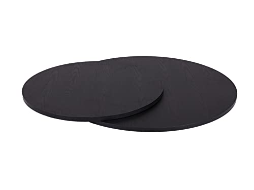 MaximaVida Set runde Tischplatten Chicago 58 und 75 cm schwarz – Kiefernholz Klasse A MaximaVida Set runde Tischplatten Chicago 58 und 75 cm schwarz – Kiefernholz Klasse A von MaximaVida