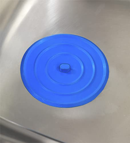 Maximex Abfluss-Stöpsel Universal - Aus lebensmittelechtem Silikon, Silikon, 11 x 0.5 x 11 cm, Blau von Maximex