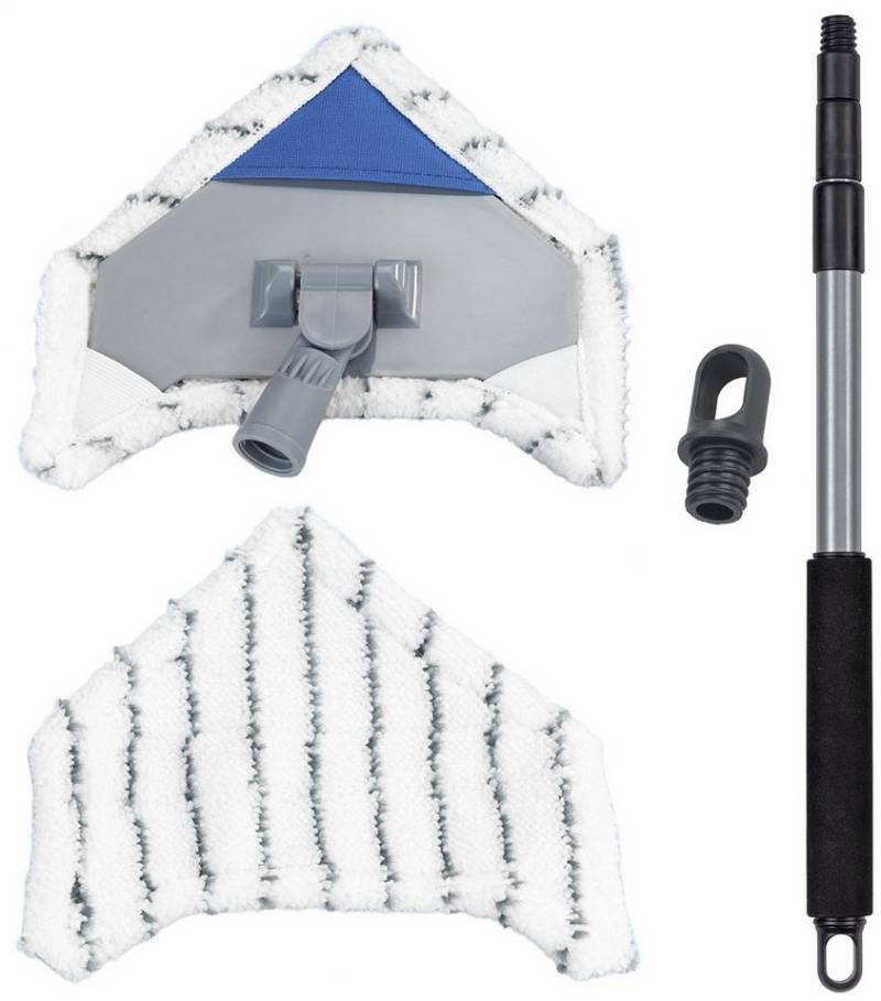 Maximex Bodenwischer-Set Multiflex-Wischer inkl. Teleskopstiel, (Set, 5-St), für Fliesen, Fenster und Böden, mit Aufhangöse von Maximex