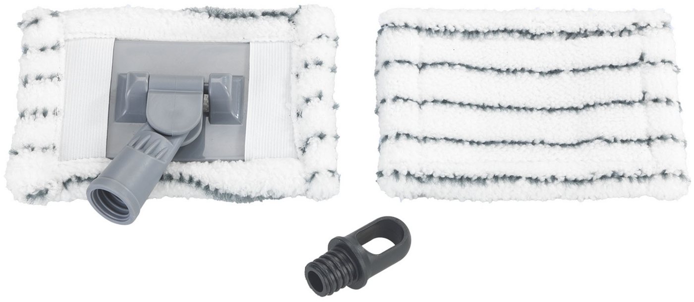 Maximex Bodenwischer-Set Profi, Bad- und Fliesenwischer mit Teleskopstiel, 2 Bezüge, 360° Knickgelenk von Maximex