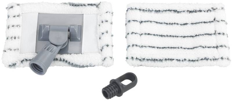 Maximex Bodenwischer-Set Profi, Bad- und Fliesenwischer mit Teleskopstiel, 2 Bezüge, 360° Knickgelenk von Maximex