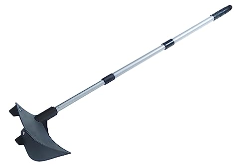 Maximex Gartenpflug inkl. Teleskopstiel - Speziell geformter Komfort-Pflug, Polyamid, 15 x 20 x 14 cm, Schwarz von Maximex