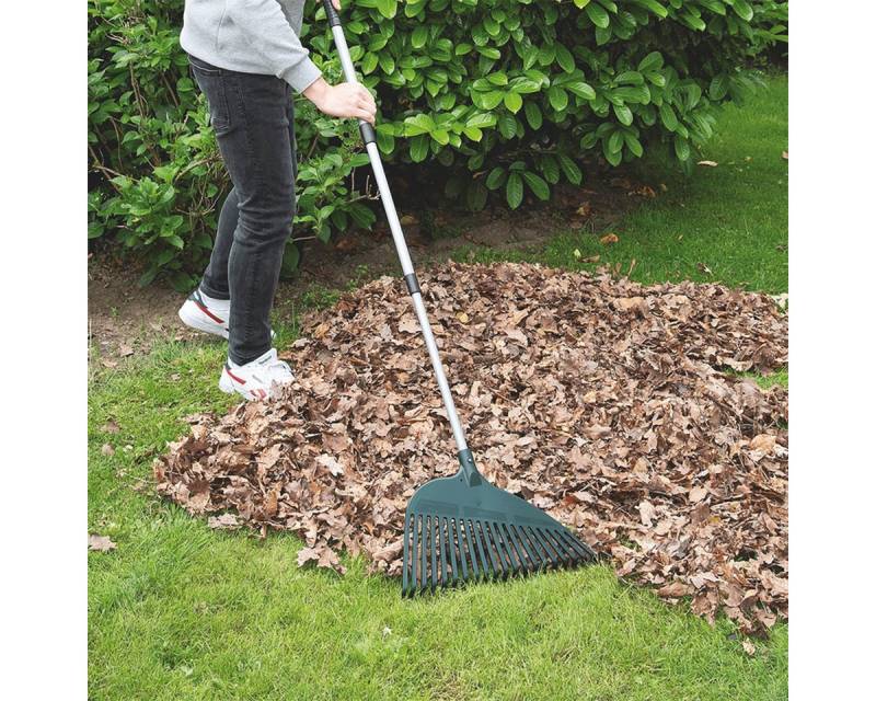 Maximex Gartenrechen Maximex Flexibler Rechen inkl. Teleskopstiel - Heugabel mit untersc von Maximex