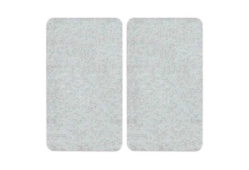 Maximex Herd-Abdeckplatte 2er Set Glasabdeckplatten Kochplattenabdeckung Herdabdeckplatten, Glas, Transparent 30 x 52 cm für Glaskeramik-Kochfelder von Maximex