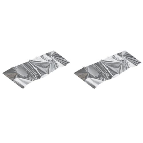 Maximex Isolier-Schutz 2er Set - 2er Set, für optimales Raumklima, Kunststoff (PET), 90 x 220 cm, Silber (Packung mit 2) von Maximex