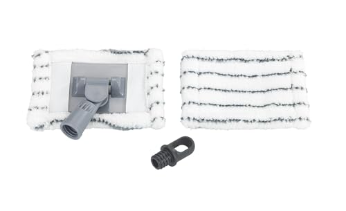 Maximex Teleskop Bad- und Fliesenwischer Profi, 360° Duo-Knickgelenk, Inkl. 2 Bezüge, Waschbar bis 60°C, 16 x 67-133 x 4 cm von Maximex