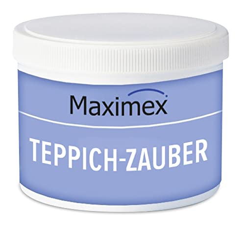 Maximex Teppich-Zauber, 1000 ml, rückfettender und ergiebiger Spezial-Reiniger, für empfindliche Materialien wie Velours, Samt & Seide, einfache Anwendung, ideal für Teppiche, Autopolster & Möbel von Maximex