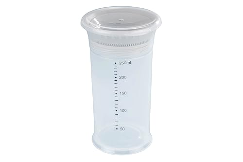 Maximex Trinkbecher 360°auslaufsicher, 250 ml, Kein Auslaufen oder Tropfen, Bruchsicher, Spülmaschinen- & mikrowellengeeignet, BPA-frei von Maximex